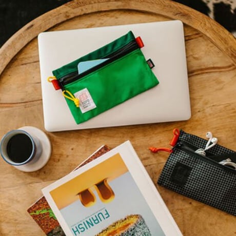 TOPO DESIGNS ACCESSORY BAG-S  Nylon Green