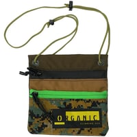 ORGANIC CLIMBING Sash Bag  Brown X Digital camoX Olive