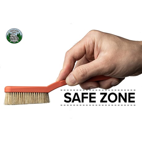 FOOTLESS BIRD CLIMBING BRUSH Red