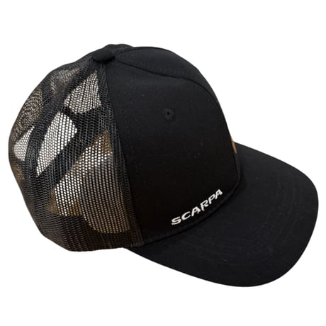 SCARPA LOGO TRACKER CAP Black