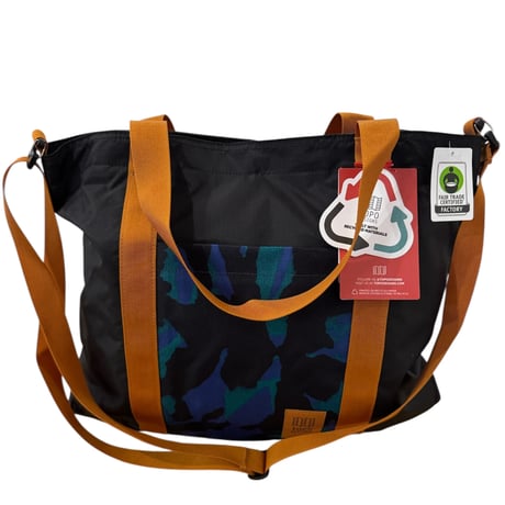 TOPO DESIGNS MOUNTAIN ESSENTIAL TOTE Black/ Tectonic