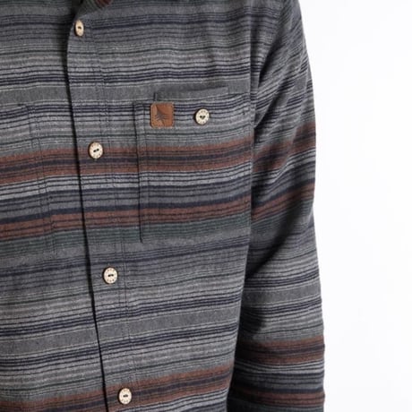 HIPPY TREE SANTIAGO FLANNEL Grey
