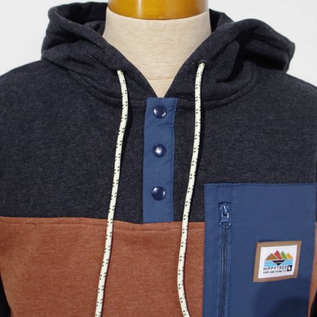 HIPPY TREE FLAGSTAFF HOODY Heather Black