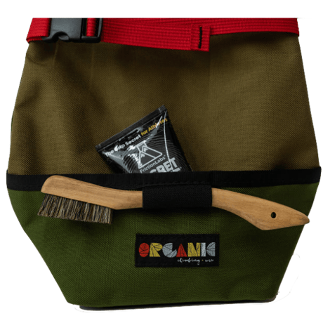 ORGANIC CLIMBING SNACK SACK CHALK BUCKET Tan x Olive