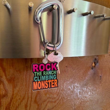 The Ranch Climbing Gym Original Keyring  Monster