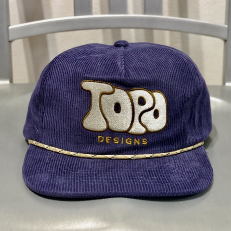 TOPO DESIGNS CORDUROY TRUCKER HAT - BUBBLE TOPO Navy