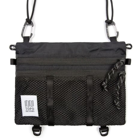 TOPO DESIGNS MOUNTAIN ACCESSORY SHOULDER BAG Black