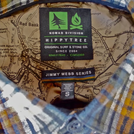 HIPPY TREE x JIMMY WEBB SERIES SIGNAL FLANNEL Black