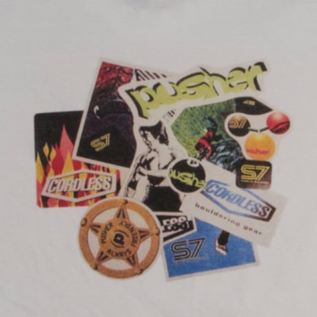 Pusher LIMITED T-SHIRT OG Sticker