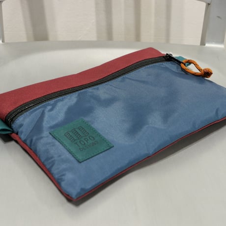 TOPO DESIGNS ACCESSORY BAG-M Pond Blue/Zinfandel - Recycled