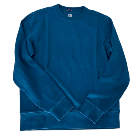 TOPO DESIGNS MEN'S DIRT CREW Pond Blue
