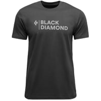 BLACK DIAMOND MINI STACKED TEE Black