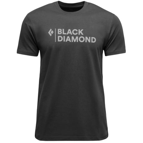 BLACK DIAMOND MINI STACKED TEE Black