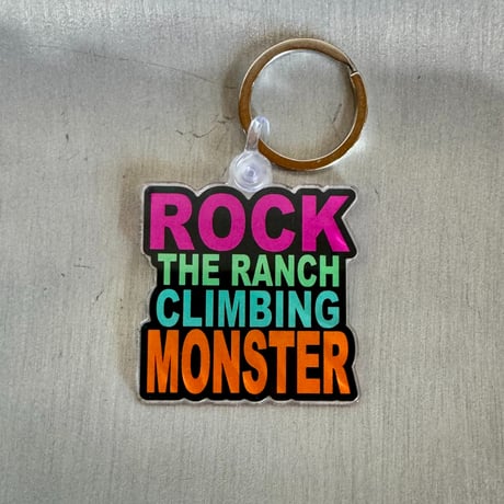 The Ranch Climbing Gym Original Keyring  Monster