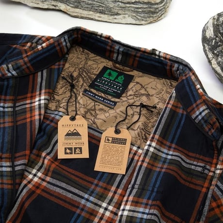 HIPPY TREE x JIMMY WEBB SERIES SIGNAL FLANNEL Black