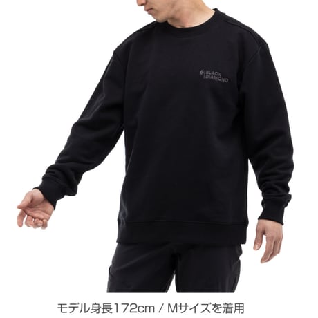 BLACK DIAMOND MINI STACKED CREWNECK Tundra
