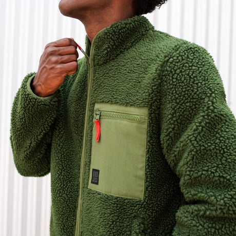 TOPO DESIGNS SHERPA JACKET - MEN'S Olive