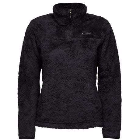 BLACK DIAMOND ROADIE QUARTER ZIP FLEECE - WOMEN'S  Black