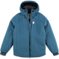 TOPO DESIGNS MOUNTAIN PUFFER HOODIE Pond Blue