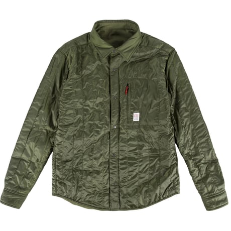 TOPO DESIGNS INSULATED SHIRT JACKET-MEN'S Olive