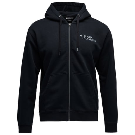 BLACK DIAMOND MINI STACKED FULL ZIP HOODY Black