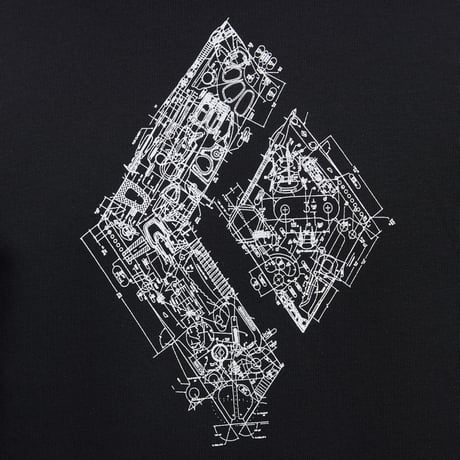 BLACK DIAMOND ENGINEERED DIAMOND HOODY Black