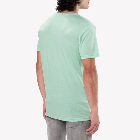 SOILL  STACKED LOGO TEE Seaform