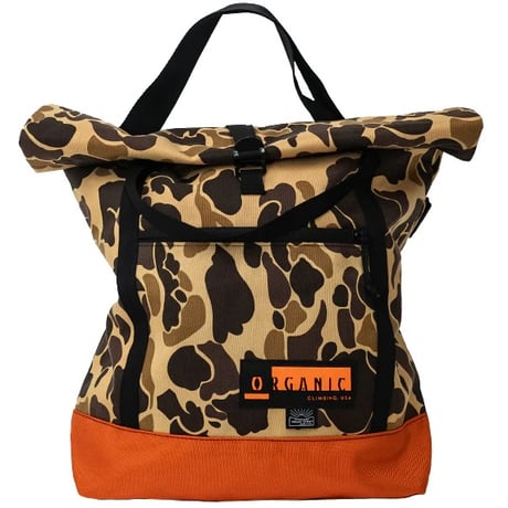 ORGANIC CLIMBING Boulder Roll Tote Duck Hunter x Blaze