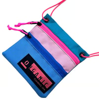 ORGANIC CLIMBING Sash Bag  Peach X Sax X Turquise
