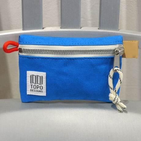TOPO DESIGNS ACCESSORY BAG-MICRO Canvas Blue