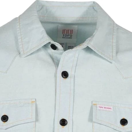 TOPO DESIGNS MOUNTAIN SHIRTS-Chambray