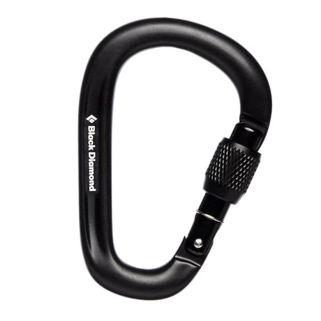 BLACK DIAMOND PEARLOCK SCREWGATE Black
