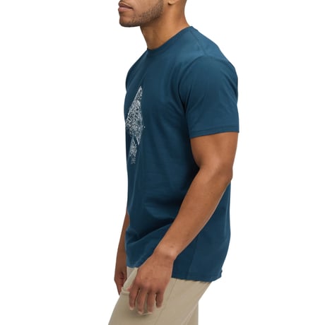 BLACK DIAMOND ENGINEERED DIAMOND TEE Navy