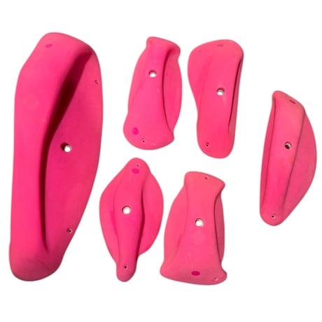 THERIVE CLIMBING HOLD Loaf Pinches Pink