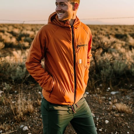 TOPO DESIGNS PUFFER HOODIE Clay
