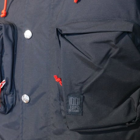 TOPO DESIGNS MOUNTAIN JACKET-MEN'S Black
