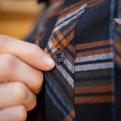 HIPPY TREE x JIMMY WEBB SERIES SIGNAL FLANNEL Black