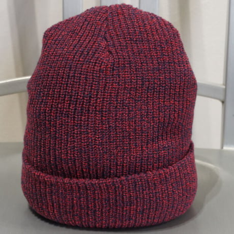 TOPO DESIGNS WATCH CAP Red/Navy Marl