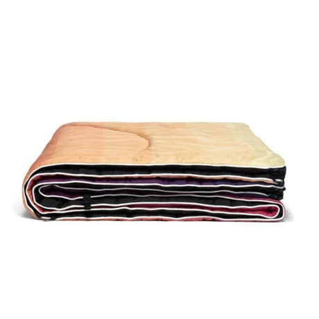 RUMPL ORIGINAL PUFFY BLANKET  Dawn Pixel Fade