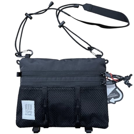 TOPO DESIGNS MOUNTAIN ACCESSORY SHOULDER BAG Black