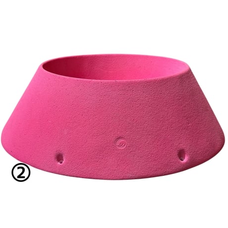 LEVIER HOLDS THE DONUT 2p & THE FLAT DONUT 1p set of 3 Pink