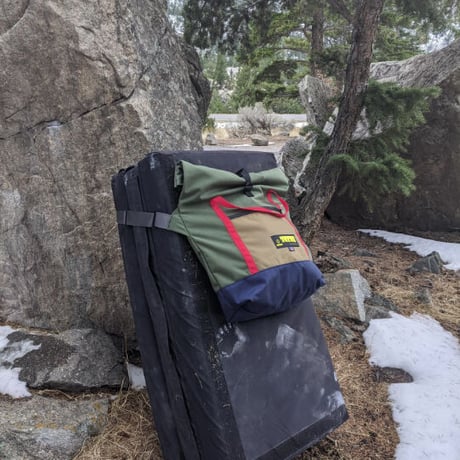 ORGANIC CLIMBING Boulder Roll Tote Duck Hunter x Blaze