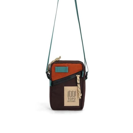 TOPO DESIGNS MINI SHOLDER BAG Clay / Chocolate