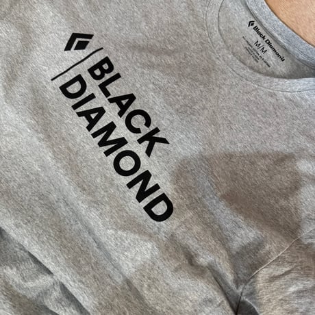 BLACK DIAMOND MINI STACKED TEE Nickel Heather