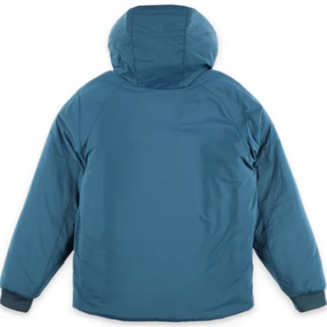 TOPO DESIGNS MOUNTAIN PUFFER HOODIE Pond Blue