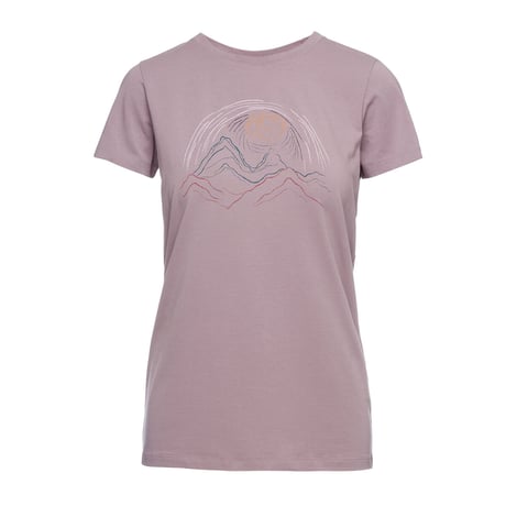 BLACK DIAMOND  SUMMIT SCRIBBLE TEE WOMEN'S Wood Violet