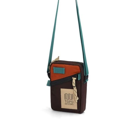 TOPO DESIGNS MINI SHOLDER BAG Clay / Chocolate