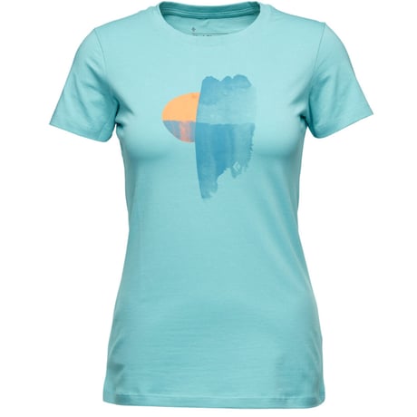 BLACK DIAMOND LUMINARY TEE  - WOMEN'S Coastal Blue