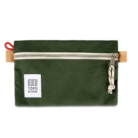 TOPO DESIGNS ACCESSORY BAG-S  Canvas Forest