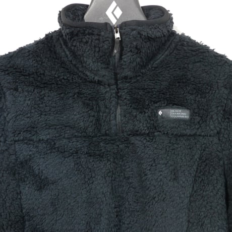 BLACK DIAMOND ROADIE QUARTER ZIP FLEECE - WOMEN'S  Black